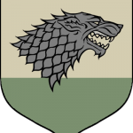 Blason de la famille Stark de Game of Thrones